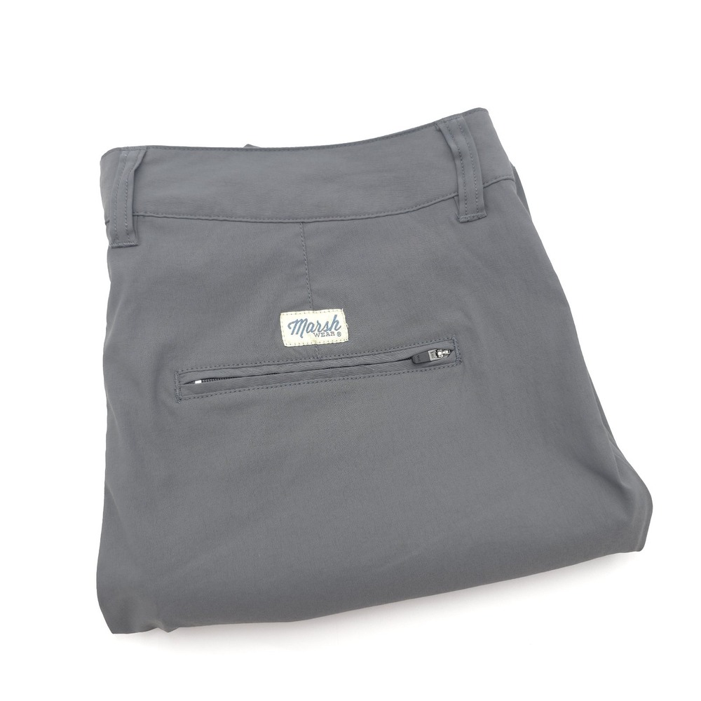 Marsh Wear Men's Size 36 Gray Prime Chino Hybrid Stretch 8" Shorts Stretch